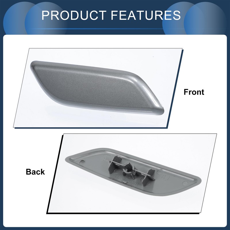 INFINAUTO Front Right Side Bumper Headlight Washer Nozzle Cover Cap