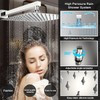 Rain Shower System 12 Inches Shower Head with Handheld Combo