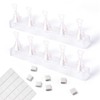 KADS 2 Sets Nail Display Stand Nail Practice Holder Magnetic