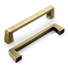khtumeware 6 Pack 5 Inch(128mm) Kitchen Cabinet Handles,Brushed Antique Brass