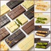 Dubai Chocolate Bar Mold Silicone Chocolate Bar Molds, Deep Rectangular,