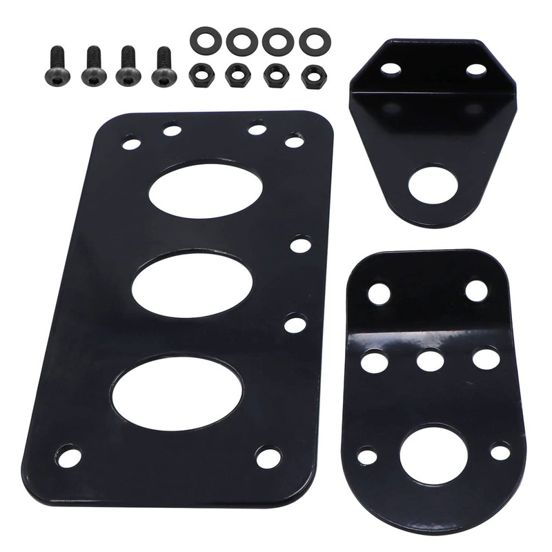 Motorcycle License Plate Bracket Tail Light Side Mount Stand Metal