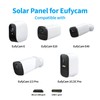 Solar Panel Charger Compatible with Eufycam 2C/2C Pro/E40/E20/2/2 Pro/E, 5V