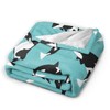 Killer Whale Blanket Soft Warm Bed Bedding Throw Blankets Cool