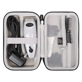 Aproca Storage Case Compatible with Andis 74150 GTX-EXO / 74055/74000 Professional Cord/Cordless Lithium-ion Electric Beard & Hair Trimmer, Portable Hard Bag for Accessories
