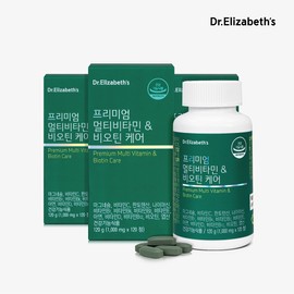 Dr. Elizabeth Premium Multivitamin & Biotin Care 120 tablets, 3 pieces / 닥터엘리자베스 프리미엄 멀티비타민 & 비오틴 케어 120정, 3개