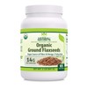 Herbal Secrets USDA Organic Ground Flaxseeds 2 Lbs Powder |