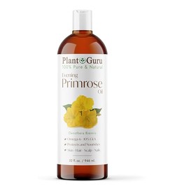 Evening Primrose Oil 32 fl. oz. Cold Pressed 100% Pure Natural Carrier - Skin, Face, Body and Hair Growth Moisturizer. Great For DYI Soap Making, Creams, and Lip balms.