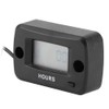 Engine Hour Meter Digital LCD Display Gauge Vibration Activated Waterproof