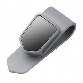 Chtaoxin 2 Pack Magnetic Car Sun Visor Glasses Holder Clip – Universal Eyewear Clip for Sunglasses & Cards – One-Handed Access, Scratch-Free Grip, Fits Most Glasses – Grey