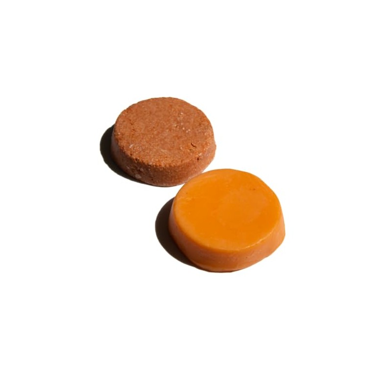 Acondicionador en Barra Naranja y Tea Tree para Cabello Rizado,