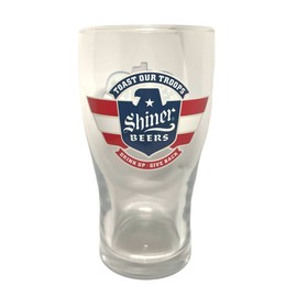 Shiner Beer Toast Our Troops Pint Glass | Set of Two (2)