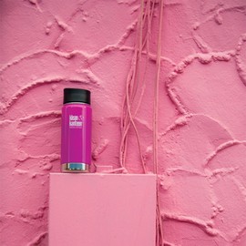 Klean Kanteen Wide Vacuum Insulated with Cafe Cap 2.0 Water Bottle, Wild Orchid, M