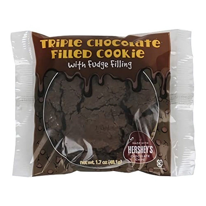 Tribeca Curations Individually Wrapped Whole Grain Triple Chocolate Fudge Filled