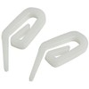 Nylon Curtain Tape Hooks Bulk Hardware (100 Hooks)