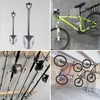 ZZLZX 2PCS Metal J Spiral Hooks 2 Expanding Tubes Garage