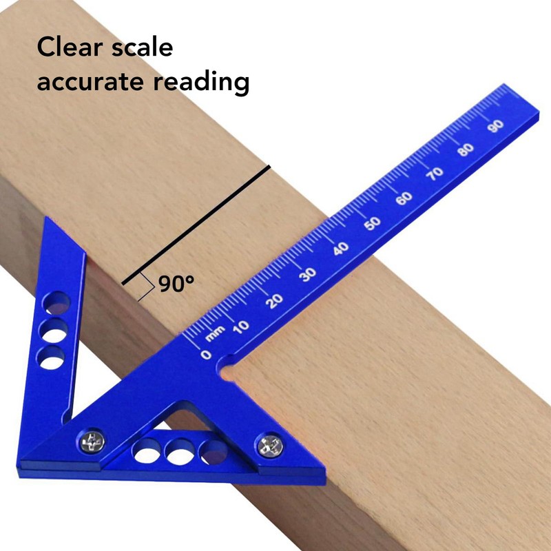 Centre Scriber, Metric Centre Scribing Gauge, 45 90 Degree Aluminium