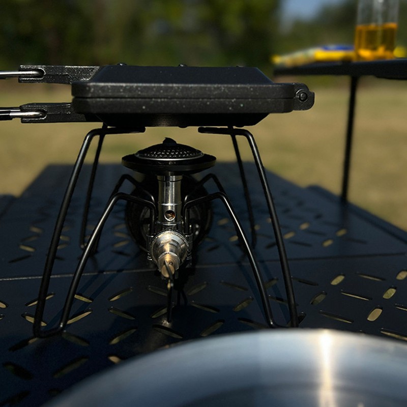 Camping Foldable Sandwich Maker Nonstick Coating Double Sided Sandwich Baking