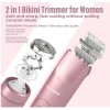 2 in 1 Women Electric Shaver Dual Head Bikini Trimmer