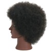 RIHANNAHAIR Kinky Curly 100% Real Human Hair Mannequin Head with