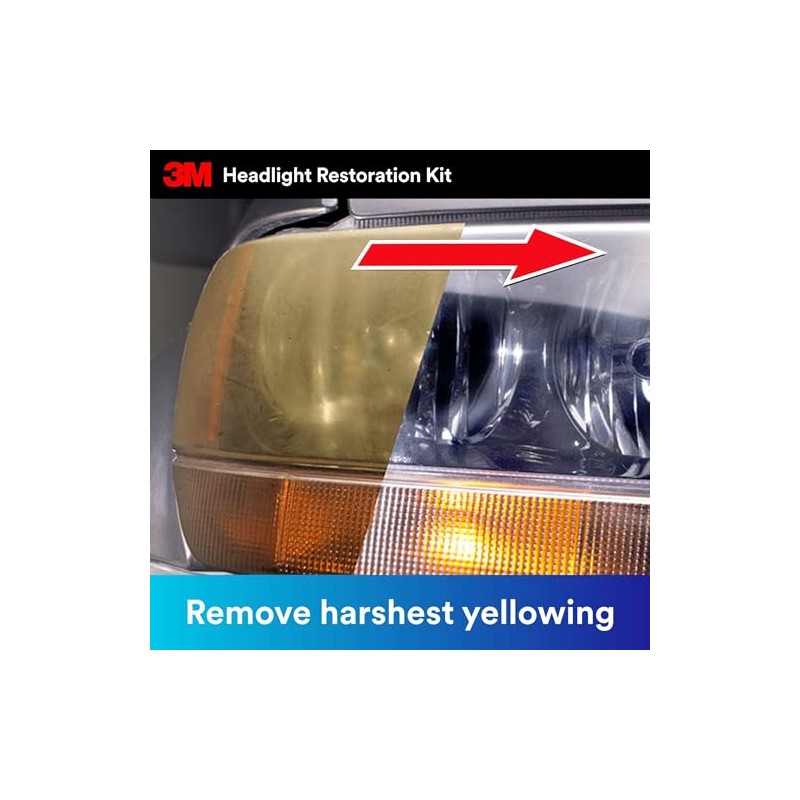 3M Headlight Lens Restoration System Kit