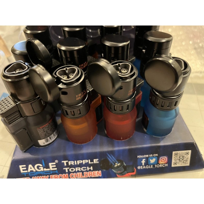Eagle Tripple Torch ptt100 butane lighter Each Lighter Has 3