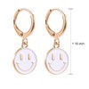 Preppy Earrings for Teen Girls Women Smile Face Charms Pendant