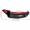 YHMTIVTU Adjustable Dark Smoke Air Deflectors Fits For Honda Gold