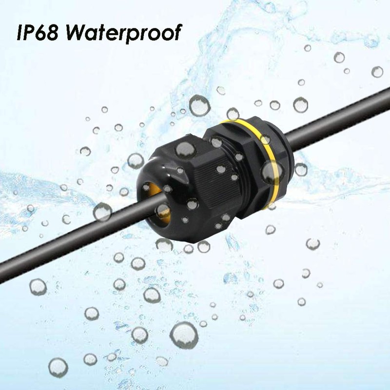 15 HUYU Waterproof IP68 Connectors M20 M25 PG9 for 4-14mm