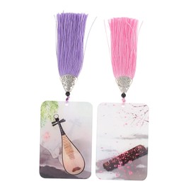 BIUDECO 2Pcs Acrylic Guzheng Picks Holder Elegant Nail Storage Board for Guzheng Pipa Guitar Unique Design for String Instrument Accessories Durable Stylish Organizer Random Color