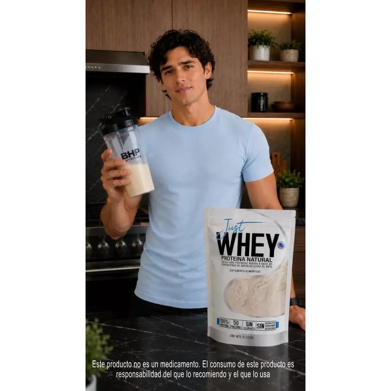 Proteína Whey Protein BHP Nutrition 500 g, Sin Sabor
