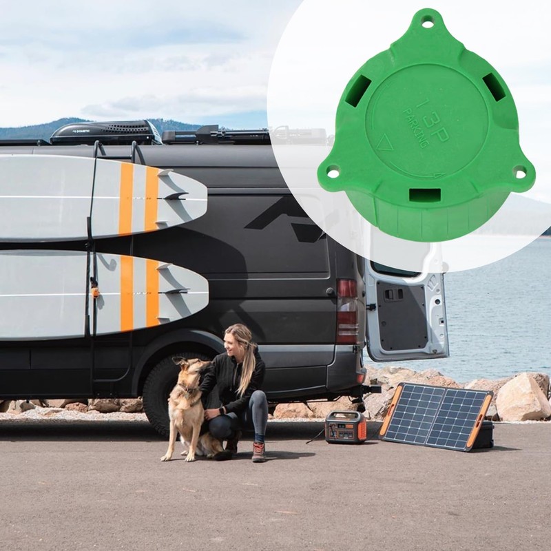 FAST-FX 1280B Green Cap for 8-Pin/13-Pin Plug - Universal Trailer