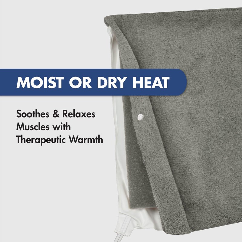 TheraCare Deluxe Heating Pad | Moist & Dry Heat |