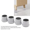 4Pcs Height Adjustable Furniture Riser Wear Resistant Non Slip Furniture
