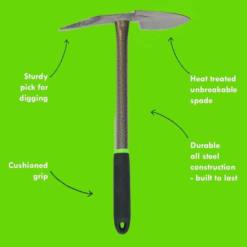 The Wright Stuff Handheld Planter Trowel and Pick Combination Garden