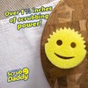 Scrub Daddy Smiling Scrubber, Grey - Scratch-Free Multipurpose Dish Sponge