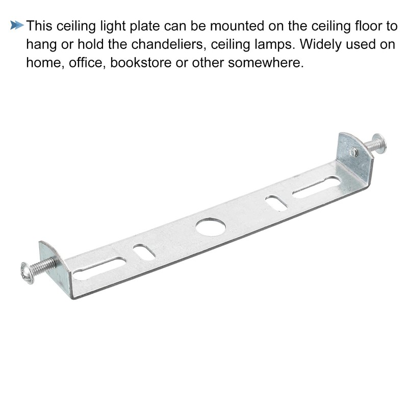 sourcing map Set of 2 Ceiling Light Plate Kit 125