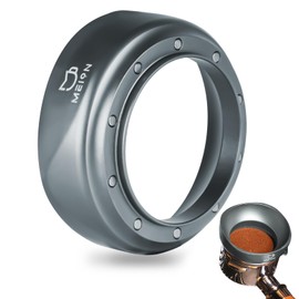 MEION 54mm Dosing Funnel for Breville Portafilters, Magnetic Espresso Dosing Funnel Coffee Funnel, Espresso Tools Espresso Accessories (54mm, Silver)