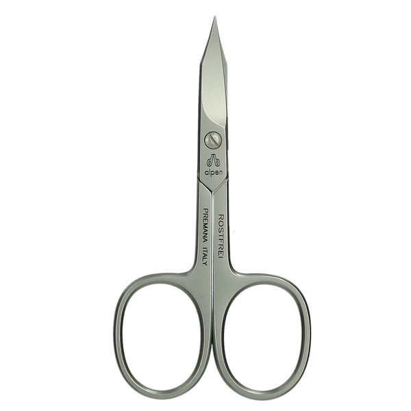 ALPEN Nail Scissors, pol. 3 1/2 inch slotted stainless steel AISI420 sandblasted