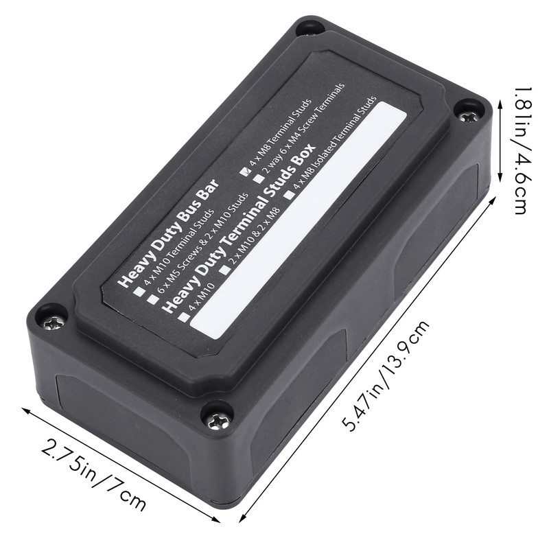Ticarus 300 A High Performance Design Distribution Block Bus Bar