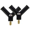 2x Black Metal V Spreader Block Fits 36" 42" 50"