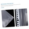 Operitacx 100pcs Inside Folder Packaging Sealable Binders Prongs Binder Document