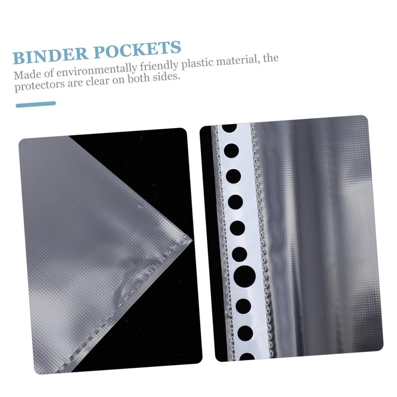 Operitacx 100pcs Inside Folder Packaging Sealable Binders Prongs Binder Document
