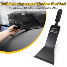 Gomake Window Tint Kit Vinyl Wrap Tool Car Windshield Back Window Tinting Tools with Bulldozer Squeegee Scrubber Paddle,Rubber Blade Scraper,Film Cutter for Car Wrapping,Vinyl Film Installation