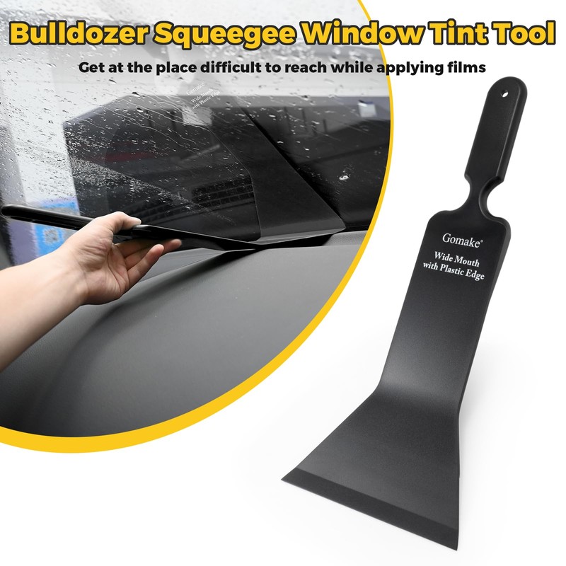 Gomake Window Tint Kit Vinyl Wrap Tool Car Windshield Back