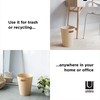 Umbra Woodrow 2 Gallon Modern Wooden Trash Can, Wastebasket, Garbage