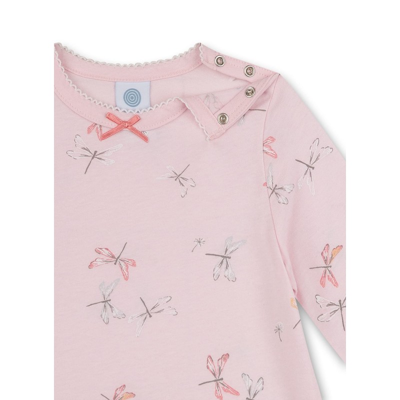 Sanetta Baby Girls Toddler Pyjamas, Shadow Rose.