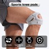 Longgaogao 2 Pack Adjustable Patellar Tendon Support Sleeves,Knee Pads with