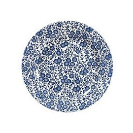 Queens Victorian Calico Mint Plate White 26CM, Ceramic, Multi-Colour, 26 x 26 x 2 cm