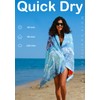 2 Pack Microfiber Lightweight Beach Towel Sand Free Quick Dry